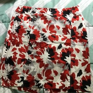 New York & Co floral skirt